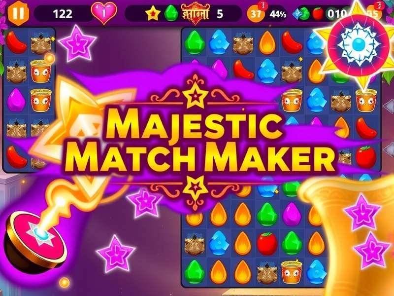Majestic Match Maker Power-Ups - Desi Themed Boosts Like Lakshmi's Blessing and Holi Color Burst